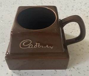 Cadbury’s Drinking Hot Chocolate Block Chunk Cube Mug Vintage - Foto 1 di 4