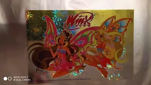 winx club 2003-2007 Rainbow trhree postcard very rare - Foto 1 di 3