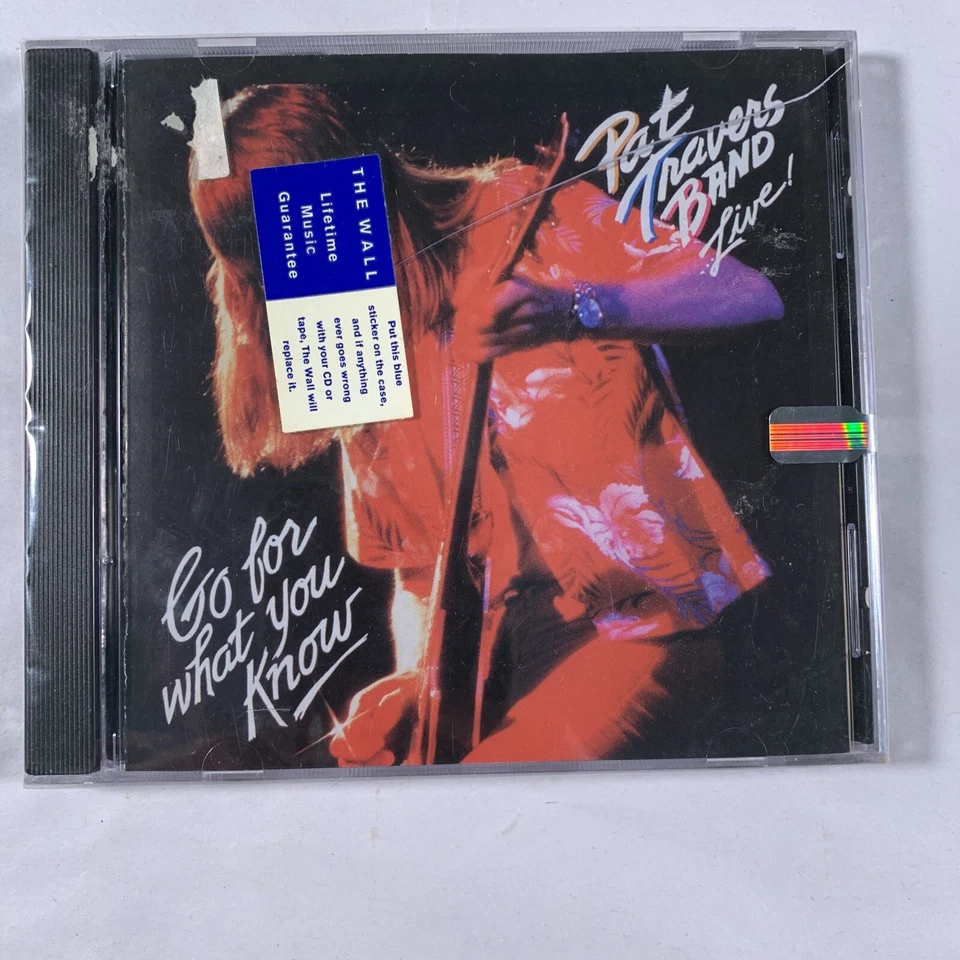 Pat Travers Band Live Go For What You Know CD Polydor - Brand New - Sealed Foto 1 de 4
