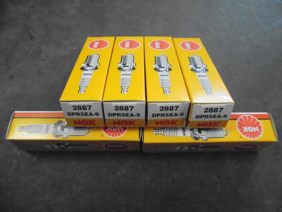 Paquete de 6 bujías NGK 2887 DPR5EA-9 Kawasaki motocicleta Vulcan 1500 afinación Foto 1 de 1