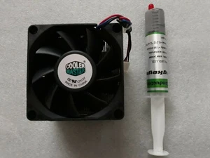 CPU Fan Cooler & Heatsink with Silicone Thermal Heatsink Compound Cooling Paste - Picture 1 of 6