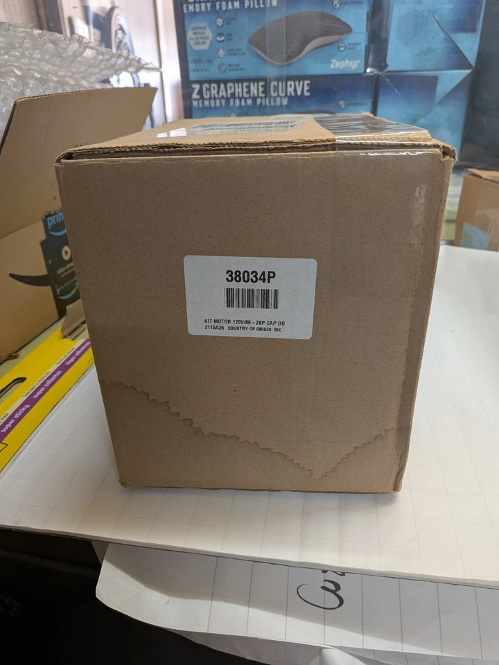 Nuevo kit de motor de accionamiento de secadora Queen Speed OEM 38034P con condensador e instrucciones Foto 1 de 1