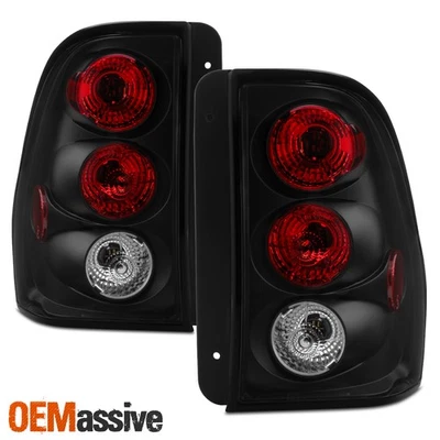 Fits 2002-2009 Trailblazer Ext Ls Lt Ss Black Tail Brake Lights Lamps Left+Right - Image 1 of 4