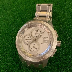 SWATCH SVGK406 IRONY Mechanical Chronograph Automatic Wristwatch Accessories - Picture 1 of 24