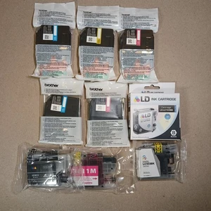 Brother LC103XL Ink Cartridges CL Magenta Cyan Yellow Black New 301 - Picture 1 of 7