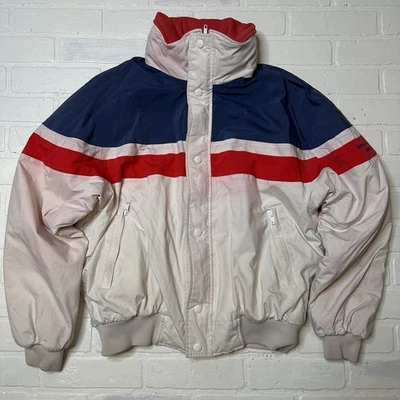 Chaqueta De Colección Sportif EE. UU. Para Hombres Grande Bloque de Color Gore-Tex Esquí Invierno Abrigo Años 90 Foto 1 de 4