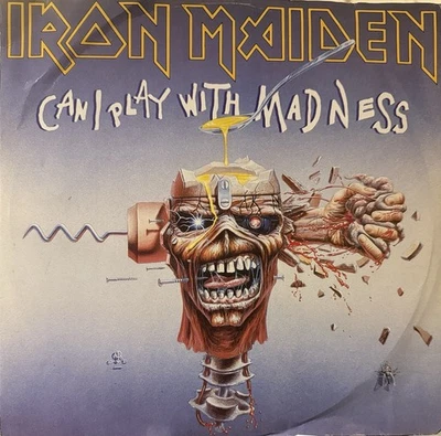 Iron Maiden – Can I Play With Madness 12” 12EM49 EX Vinyl / VG Sleeve 1988 - Image 1 of 3