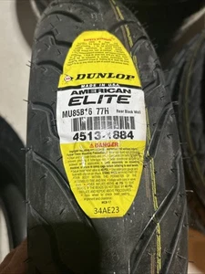 Neumático trasero Dunlop American Elite Blackwall Bias Ply MU85B16. Leer descripción - Imagen 1 de 2