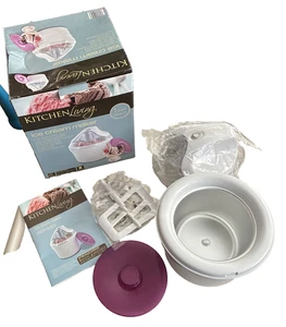 Cocina Living Quart Helado Gelato Sorbete Yogurtera con Instrucciones Nuevo en Caja - Imagen 1 de 8