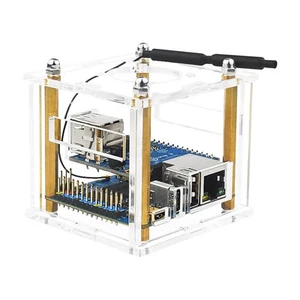 Acrylic Enclosure Clear Shell Case Kit W/ Cooling Fan For Orange Pi Zero 3 - Bild 1 von 13
