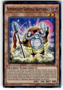 Superheavy Samurai Battleball CROS-EN008 Crossed Souls 1st Edition Super Rare NM - Picture 1 of 2