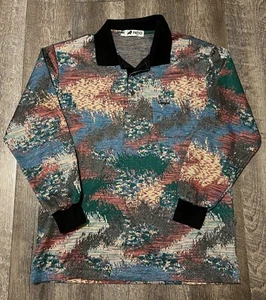 Vintage Patio Abstract Psychedelic Polo Shirt Gr. Medium - Bild 1 von 4