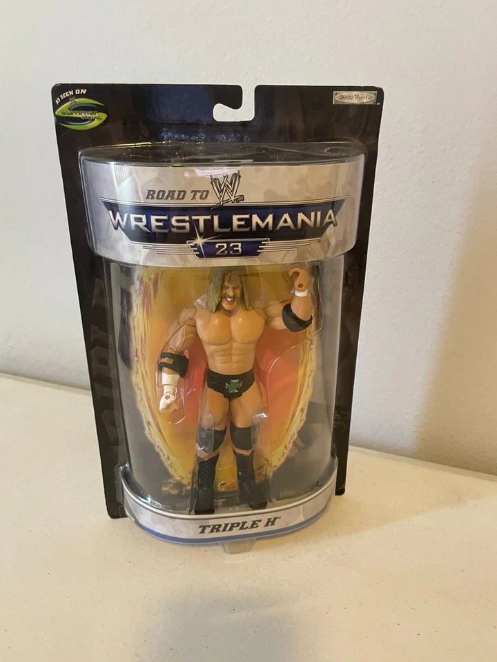 Figura de acción Jakks Pacific WWE Road To Wrestlemania 23 Triple H 2006 leer anuncio Foto 1 de 1