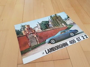 Lamborghini 400 GT Prospekt Brochure Catalog Catalogue - Bild 1 von 2