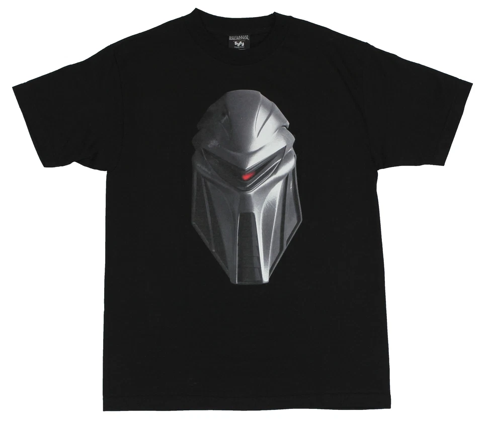 Camiseta Battlestar Galactica para Hombres - Cylon Head Scary Image [Ropa] Foto 1 de 1