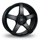 4X Subaru Justy 2007 to 2010 Alloy Wheels & Tyres - 17" Calibre Pace Satin Black