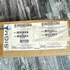 Sigma Faucets - Shower Square Slide Bar Only Satin Nickel 18.10.139.69 - Picture 1 of 8
