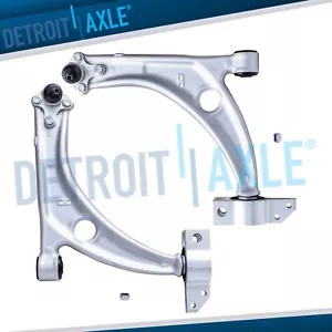 Pair (2) Front Lower Control Arms + Ball Joints for Volkswagen Passat Tiguan CC - Picture 1 of 8