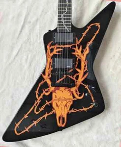 Hochwertige E-Gitarre, gemusterter Korpus, Qualitätssicherung Profi - Bild 1 von 6