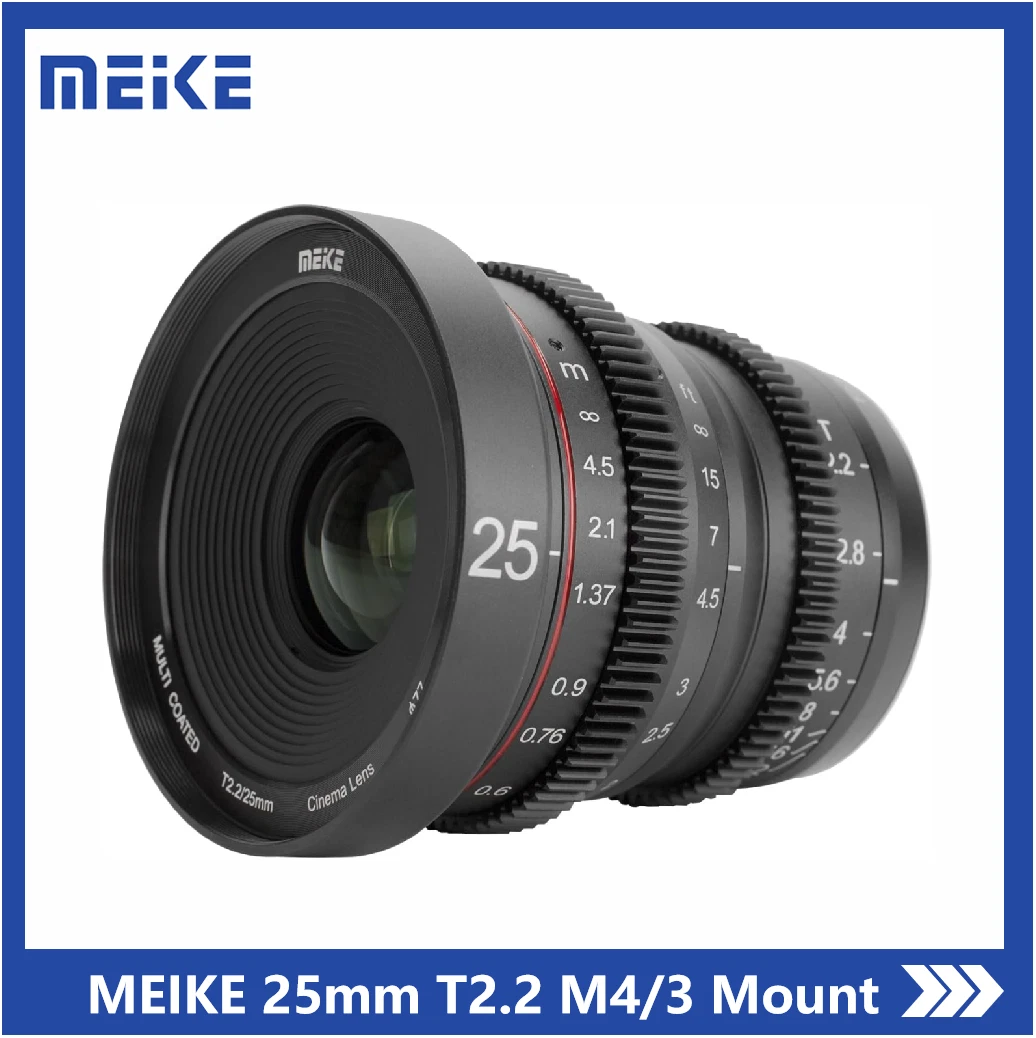 レンズ(単焦点) MEIKE 25mm T2.2 M4/3 MF Amazon.com : Meike 25mm T2.2 Manual Focus Prime Mini Cinema Lens