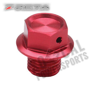 ZETA Magnetic Drain Plug - Red - ZE58-1523