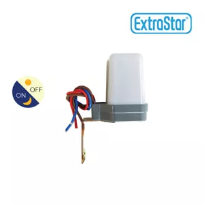 INTERRUTTORE SENSORE CREPUSCOLARE MINI DA 6A 220V PER LAMPADE FARO FARETTO LED - Foto 1 di 1