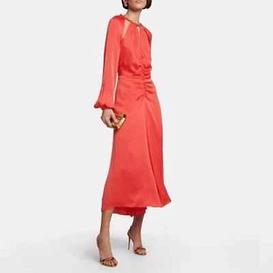 Veronica Beard | Fayla Silk Blend Midi Dress - Picture 1 of 12