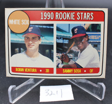 Robin Ventura Sammy Sosa White Sox RC #49 1990 Baseball Cards Magazine Oddball
