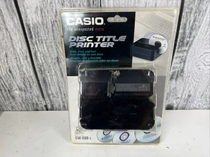New Casio CE-E60-L CD/DVD Disk Disc Title Printer - Picture 1 of 5
