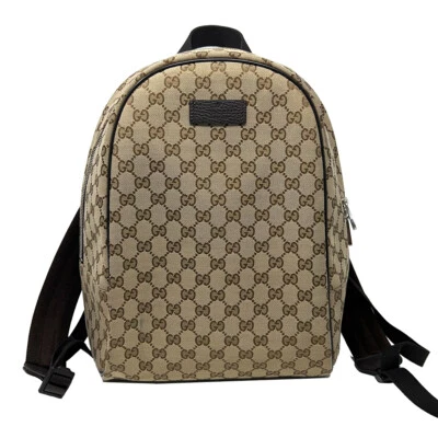 Gucci Brown Monogram Canvas Travel Backpack - Image 1 of 4