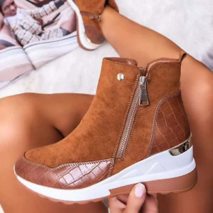 Womens Casual Outdoor Sneakers Ankle Boots Sports Walking Platform Shoes Fashion
