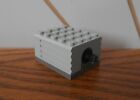 ALTER HELL/DUNKELGRAU 9V ELEKTROMOTOR Vintage Technic Teil LEGO funktioniert 4x5 5x4