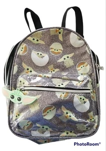Baby Yoda Mini Backpack Grogu Star Wars The Child Authentic Mandalorian Disney - Picture 1 of 8