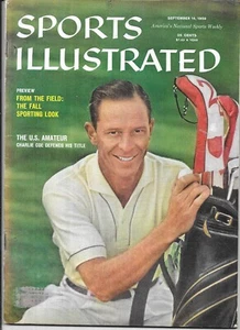 Sports Illustrated 1959 Oklahoma's CHARLIE COE US Amateur Golf NO LABEL - Picture 1 of 2