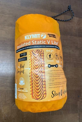 Colchón inflable Klymit aislante estático V Lite, naranja mango - 06I2OR03C Foto 1 de 4