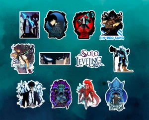 12 Solo Leveling Vinyl Stickers - Picture 1 of 10