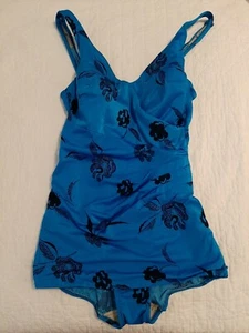Vintage swimsuit retro Perfection Fit By ROXANNE size 16/ 38 - Picture 1 of 9