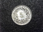 1962 SWITZERLAND 5 RAPPEN COIN
