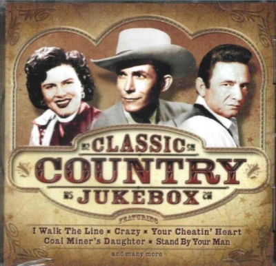 Classic Country Jukebox, NEW CD Patsy Cline, Hank Williams, Brenda Lee Original Foto 1 de 4