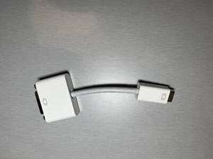 APPLE OEM Mini DVI to DVI Adapter Converter Cable for Apple MacBook iMac MiniDVI - Picture 1 of 4