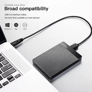 500GB 1TB 2TB Externe Festplatte 2,5 Zoll USB3.0 Storage HDD für Mac PC Ps4 Xbox - Bild 1 von 19
