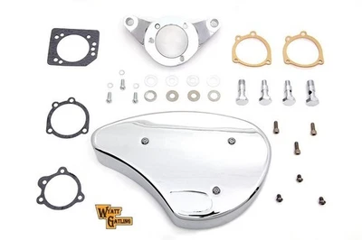 Conjunto de filtro de aire V-Twin 34-1635 cromo Wyatt Gatling para 93-07 FXD y FXST Foto 1 de 3