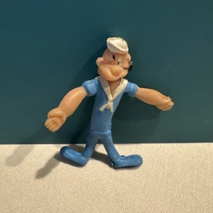 Figurina Vintage Popeye 1968 Pieghevole King Features Syndicate Mfg Alta 2,5 Pollici - Foto 1 di 7
