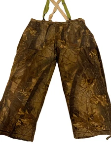 Walls Water-Pruf Men's Insulated Pants 2XL Regular Side Zip Real Tree Hardwood - Picture 1 of 8