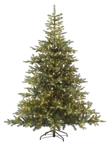 casa NOVA GRANDIS Künstlicher Tannenbaum LED-Beleuchtung Grün Kunststoff H210 cm - Bild 1 von 4