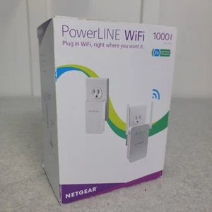 NETGEAR Powerline WiFi PLW1000-100NAS 1000 Mbps Wi-Fi Gigabit Port Neuf boîte ouverte - Photo 1/5