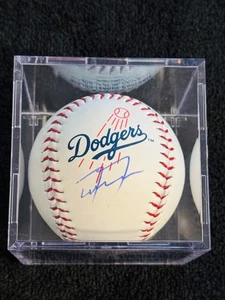 Baseball firmato Freddie Freeman Los Angeles Dodgers logo certificato di autenticità - Foto 1 di 7