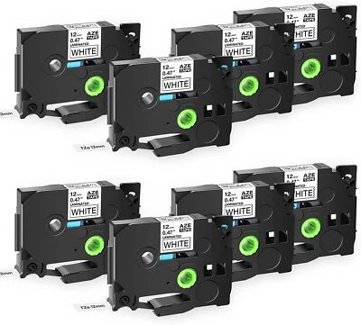 LABELNOBLE Compatible Label Tape fit Brother TZe-231 P-Touch White 12mm PT-1000 PT-H101C