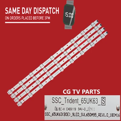 NEW LG LED KIT 65UK6470PLC 65UK6400PLF 65UK6300PLB SSC_TRIDENT_65UK63 NC650DQG - Image 1 of 3