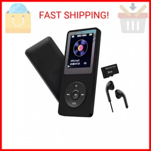MP3 Player 32GB with Speaker Earphone Portable HiFi Lossless Sound MP3 Mini Musi - Picture 1 of 2